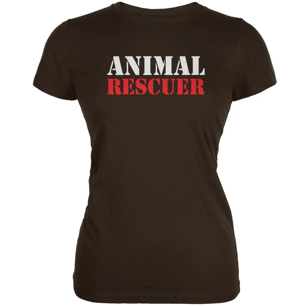 Animal Rescuer Army Juniors Soft T-Shirt