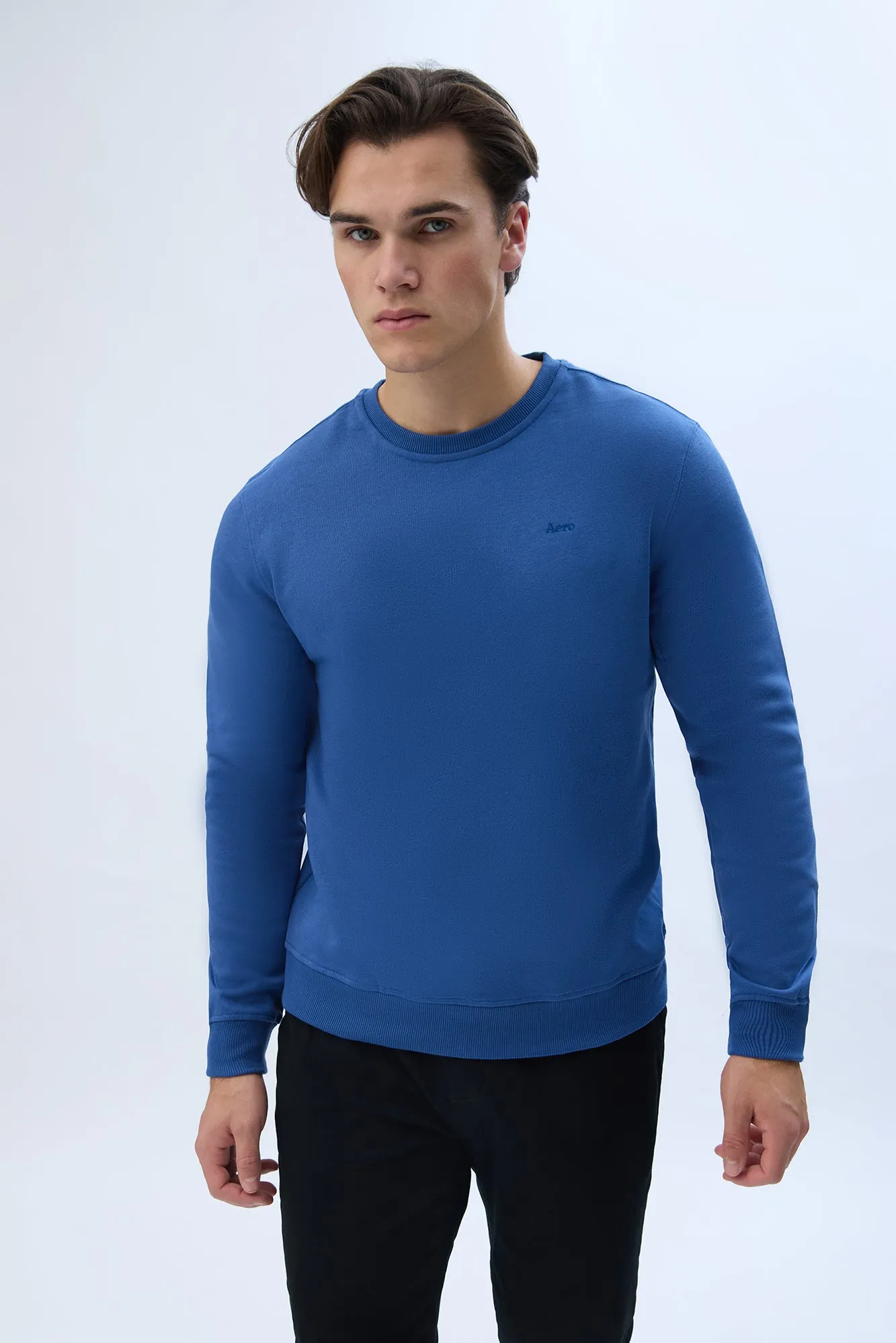 Aropostale Embroidered Crew Neck Sweatshirt