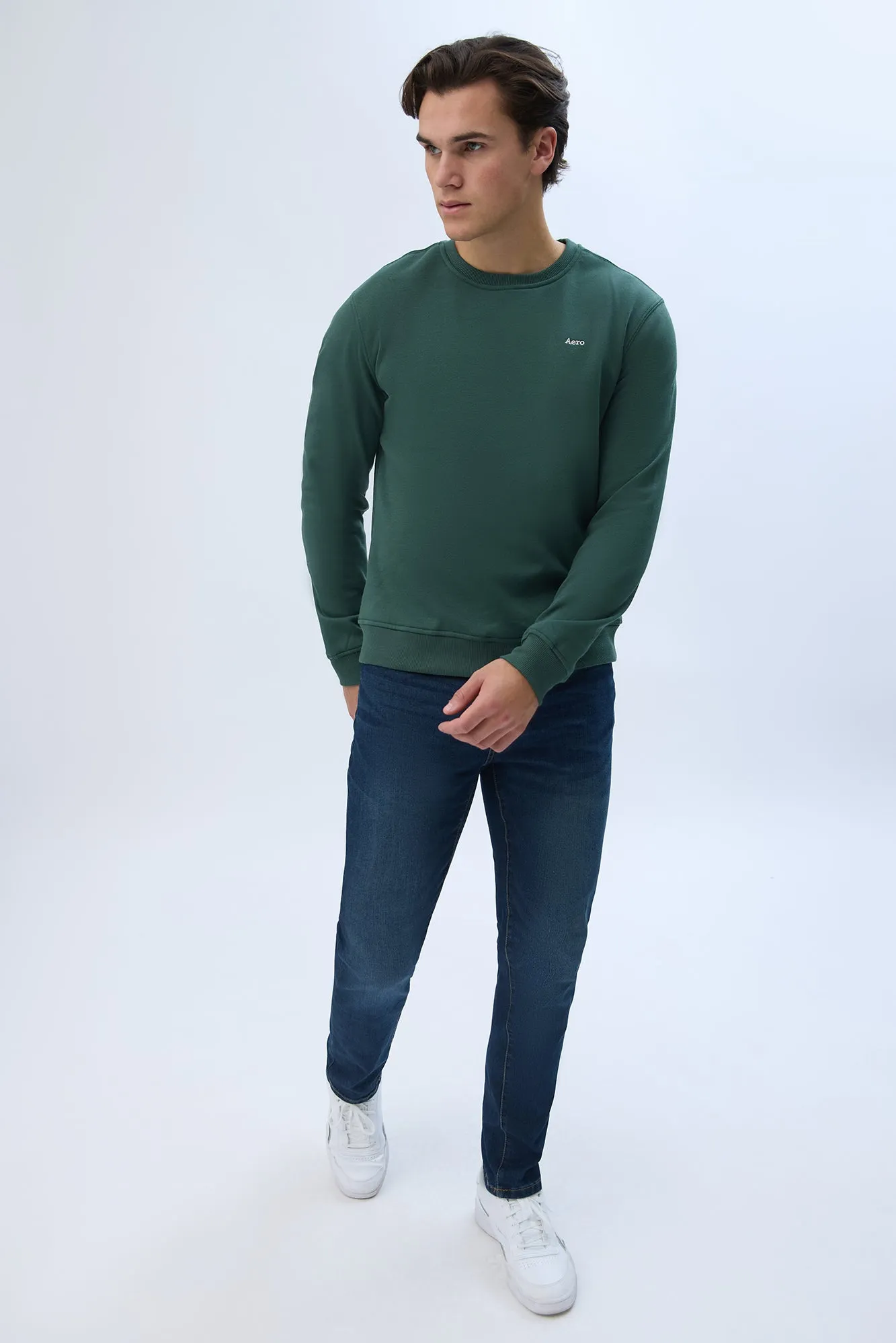 Aropostale Embroidered Crew Neck Sweatshirt