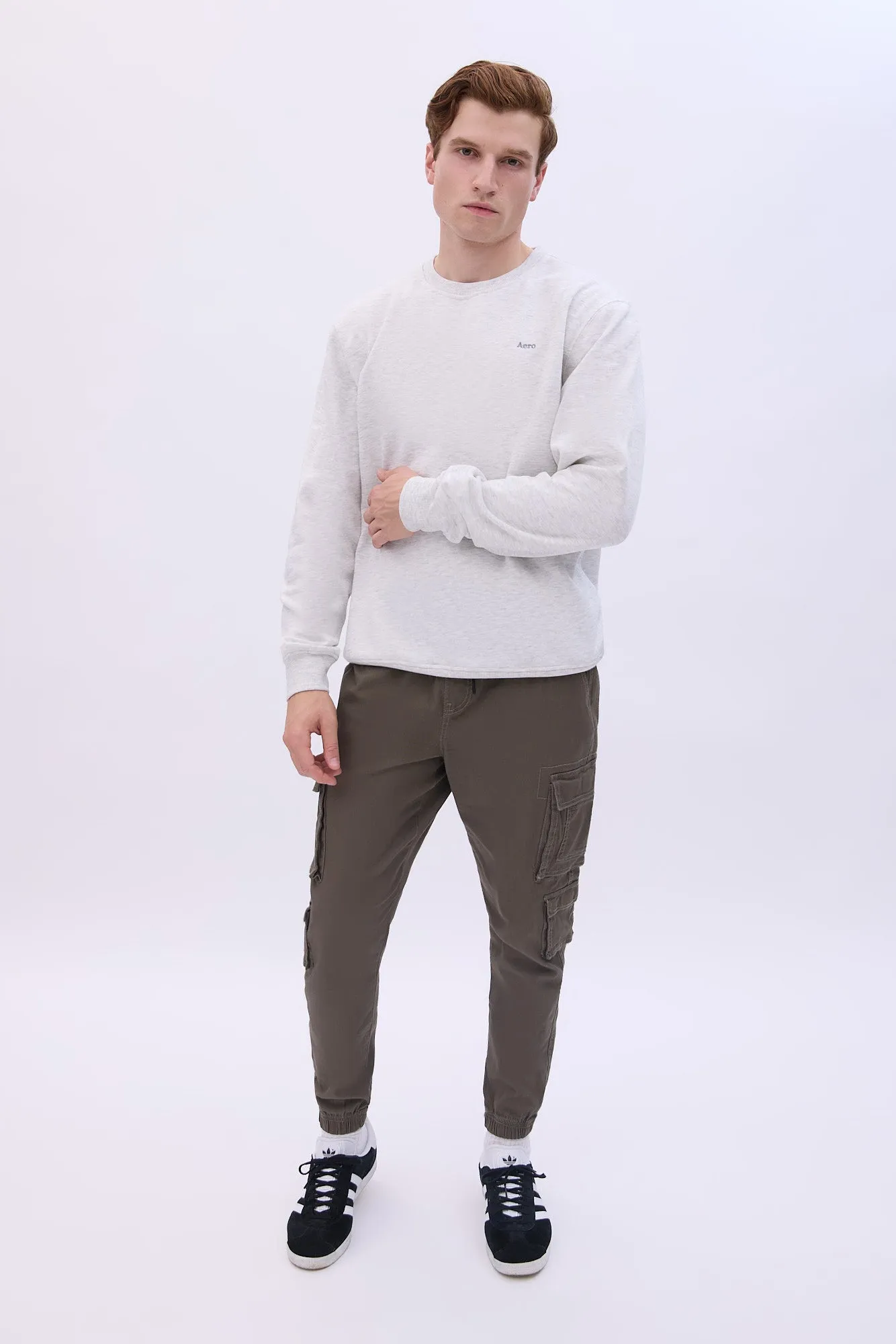 Aropostale Embroidered Crew Neck Sweatshirt