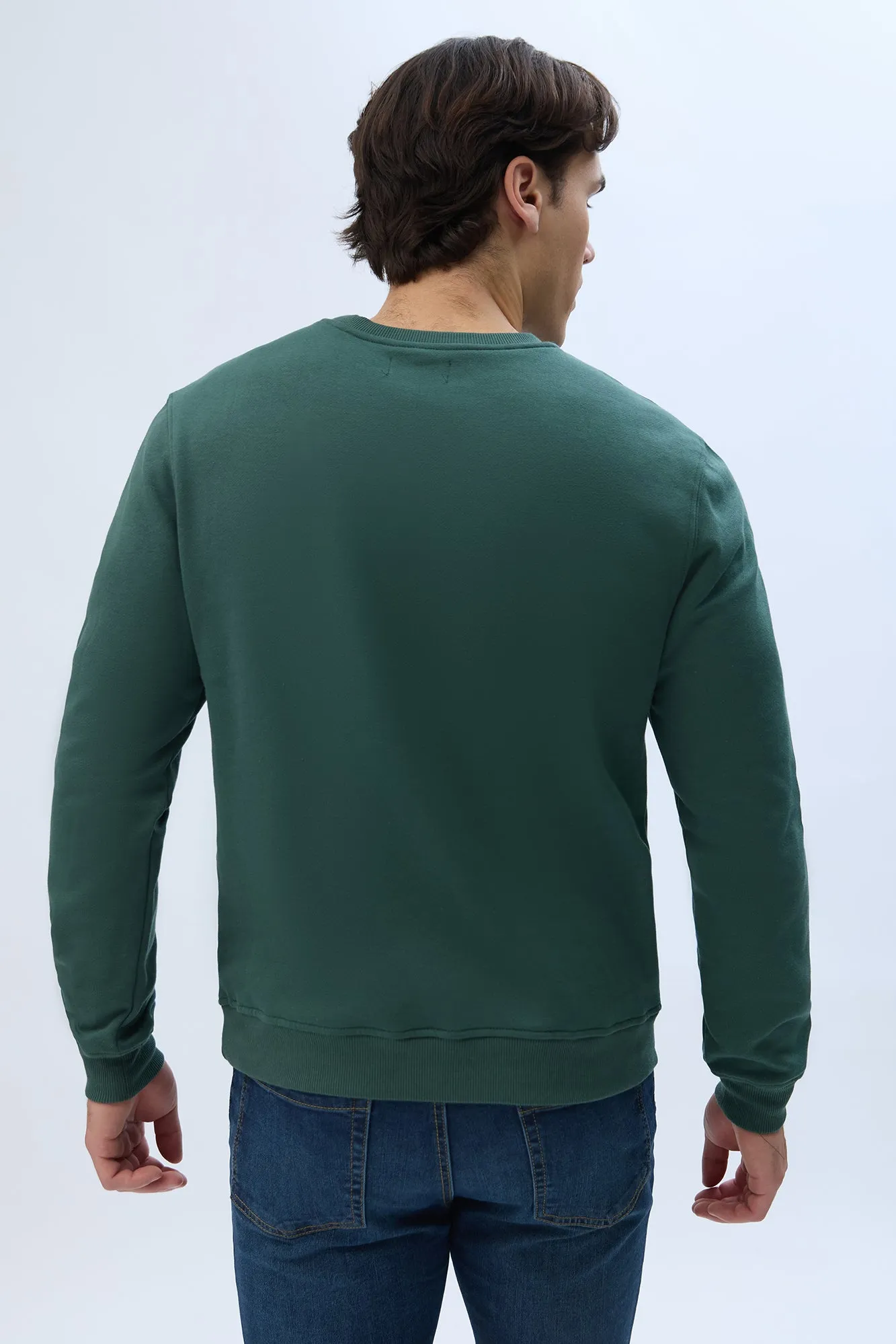 Aropostale Embroidered Crew Neck Sweatshirt