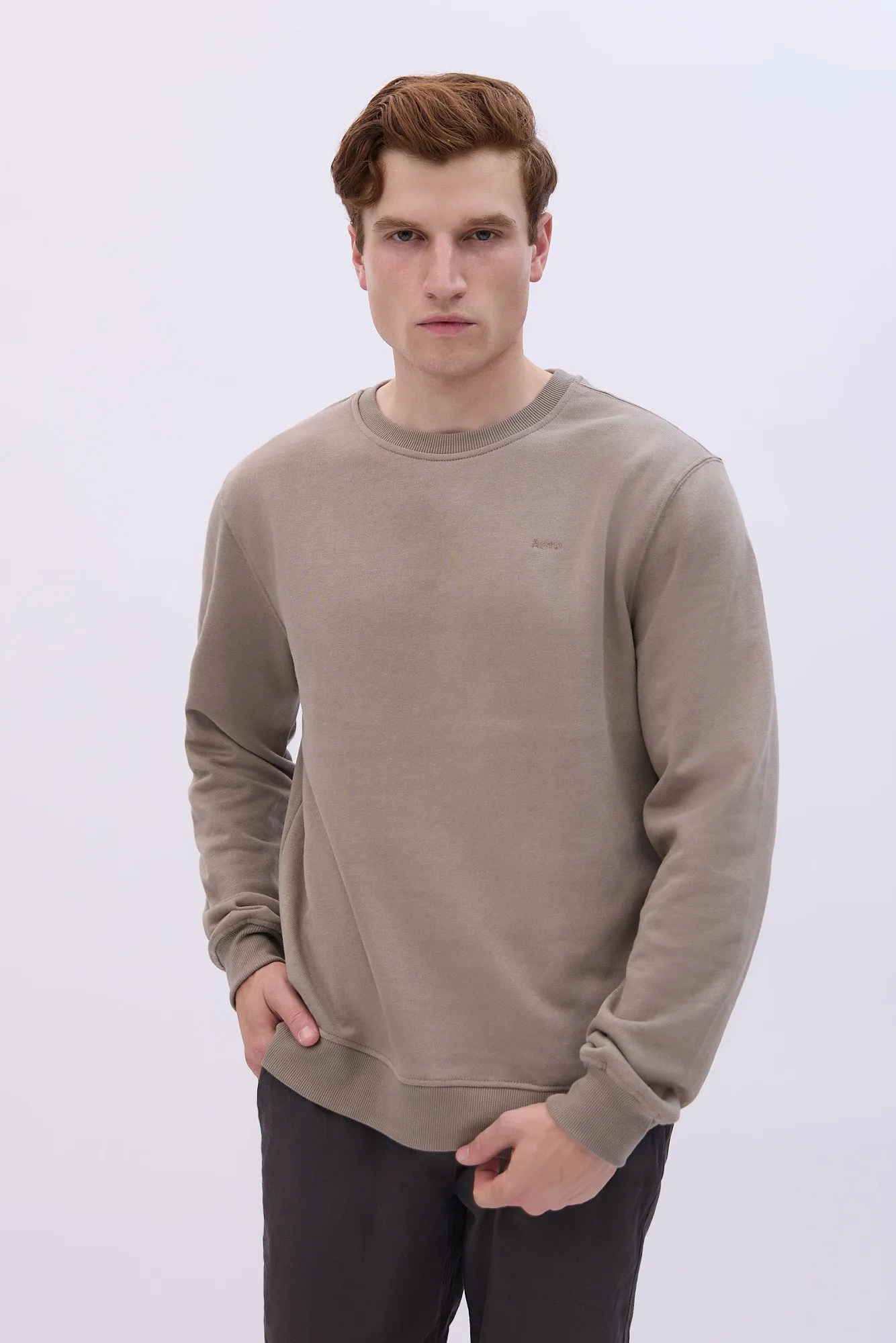 Aropostale Embroidered Crew Neck Sweatshirt