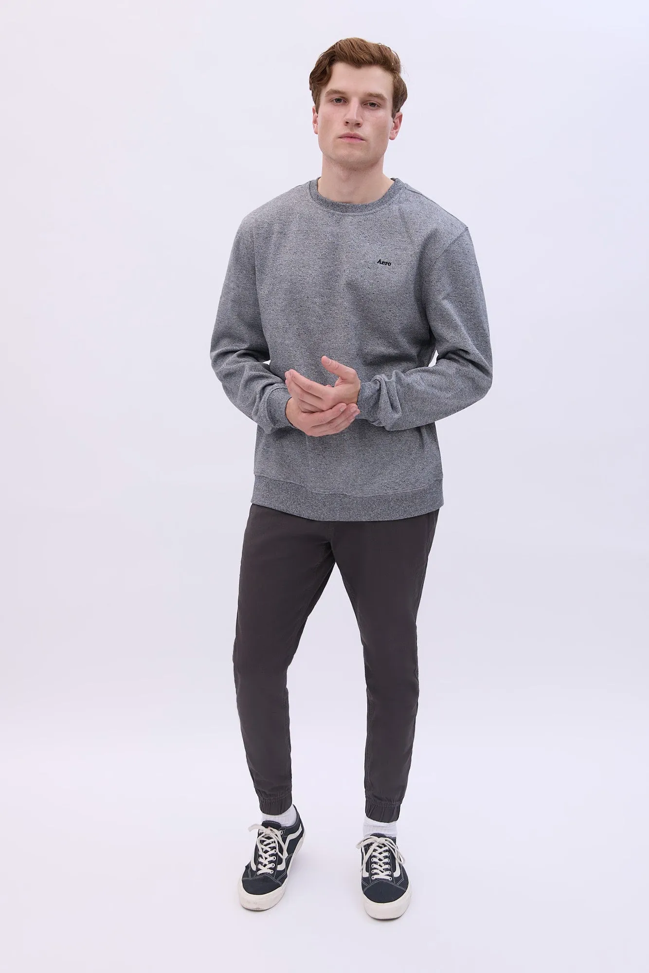 Aropostale Embroidered Crew Neck Sweatshirt