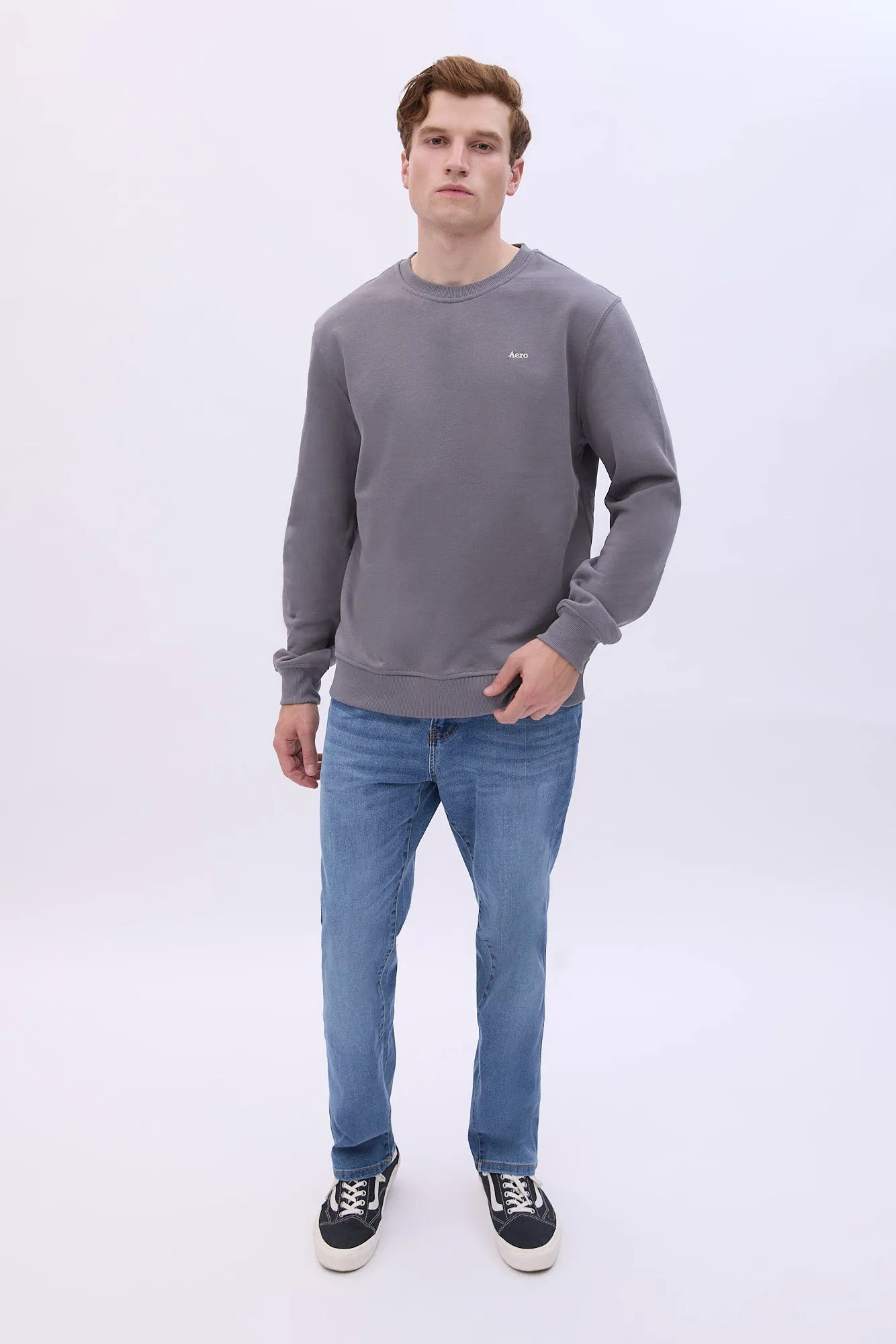 Aropostale Embroidered Crew Neck Sweatshirt