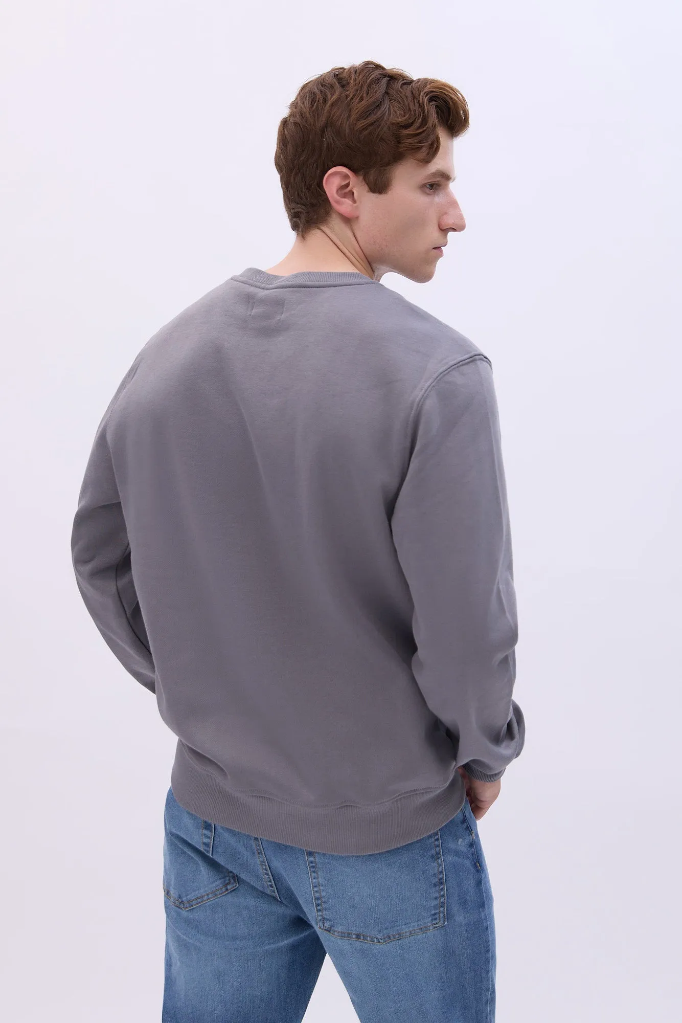 Aropostale Embroidered Crew Neck Sweatshirt