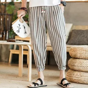 Baggy Striped Trousers