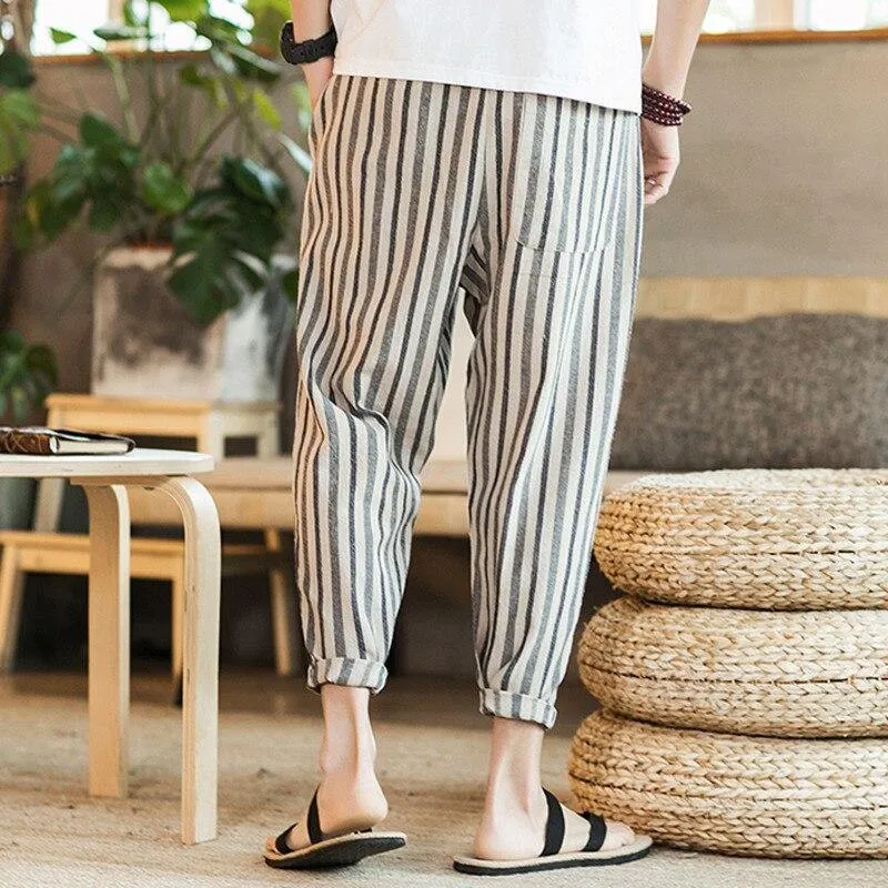 Baggy Striped Trousers