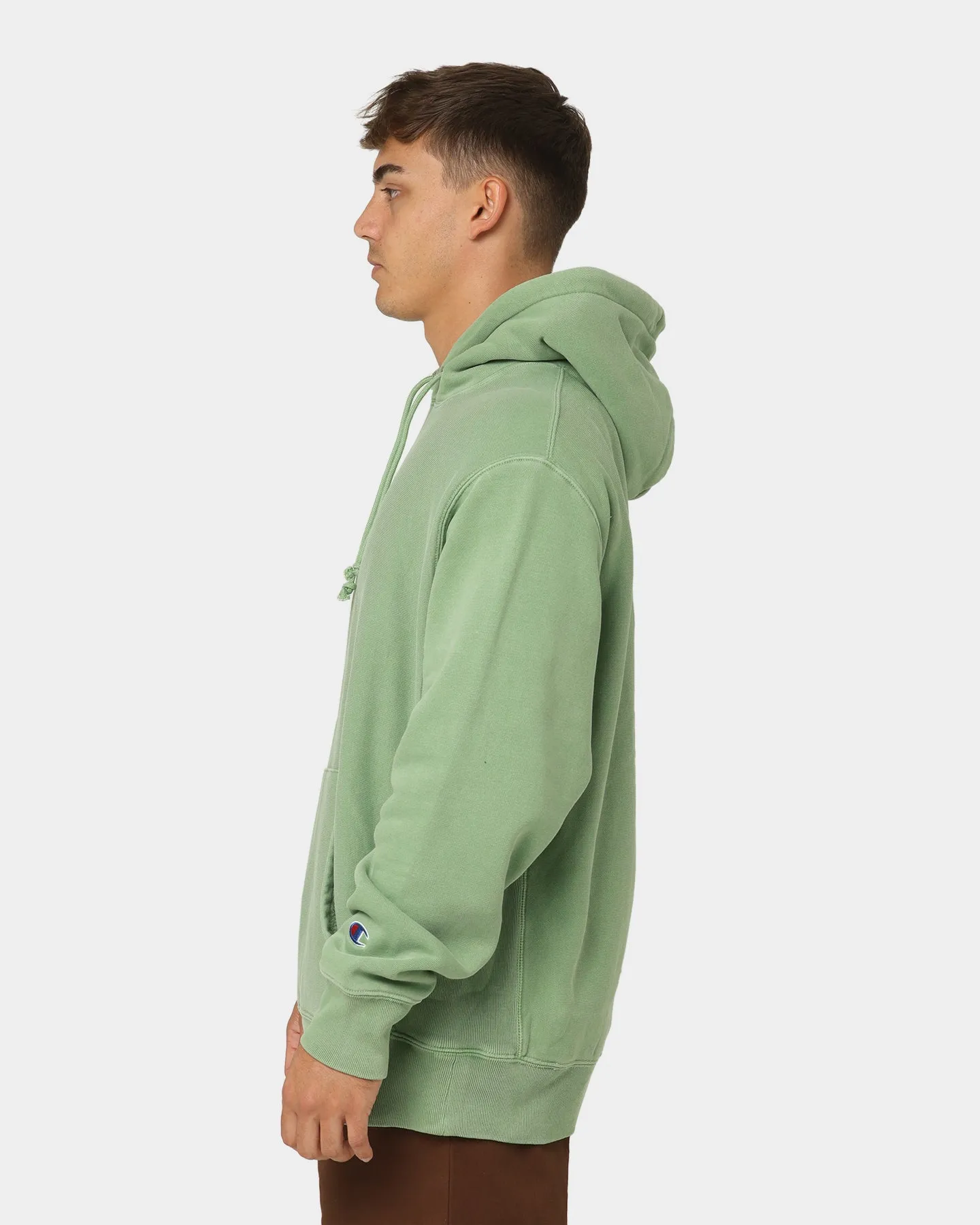Champion Reverse Weave Garm Dye Hoodie Native Fern Green