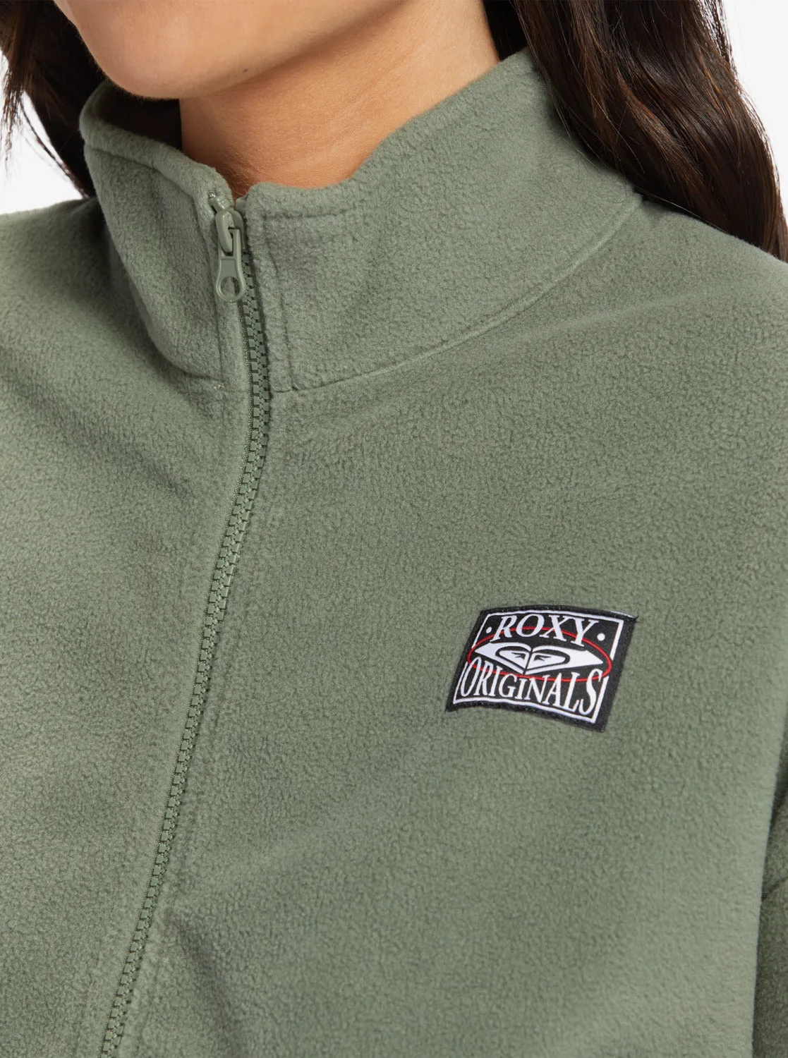Dawn To Dusk Full Zip Fleece - Agave Green