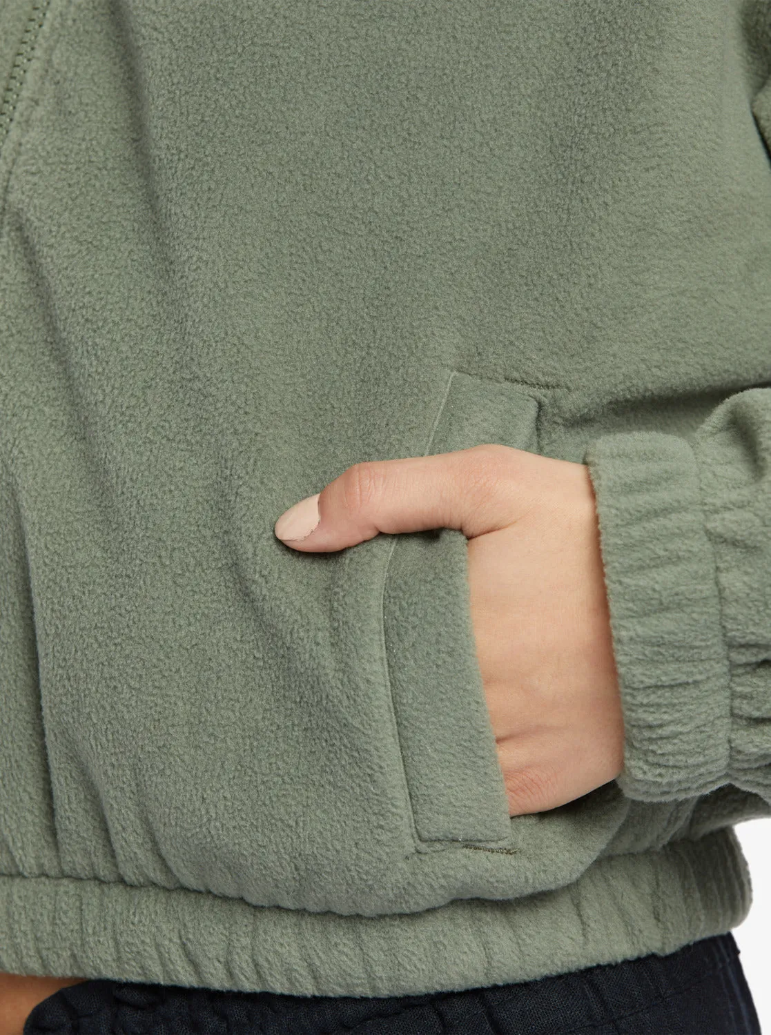 Dawn To Dusk Full Zip Fleece - Agave Green