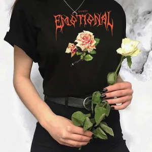 Emotional Rose Gothic T-shirt