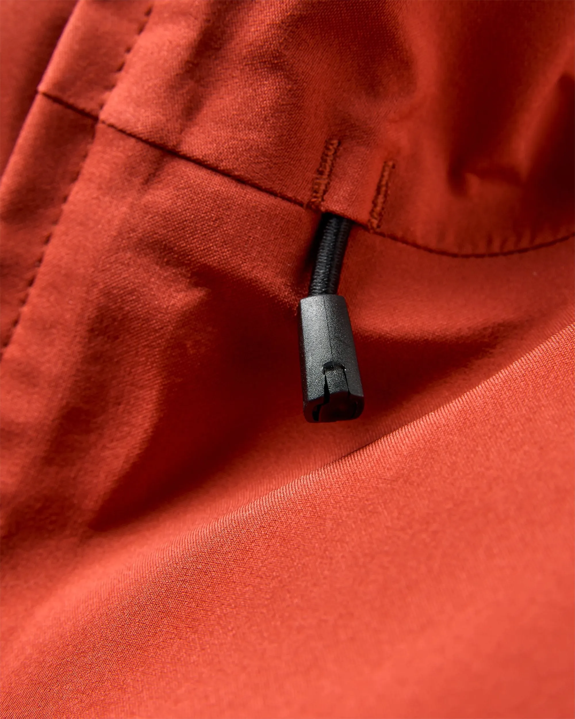 Five Element Recycled Waterproof Jacket - Red Ochre