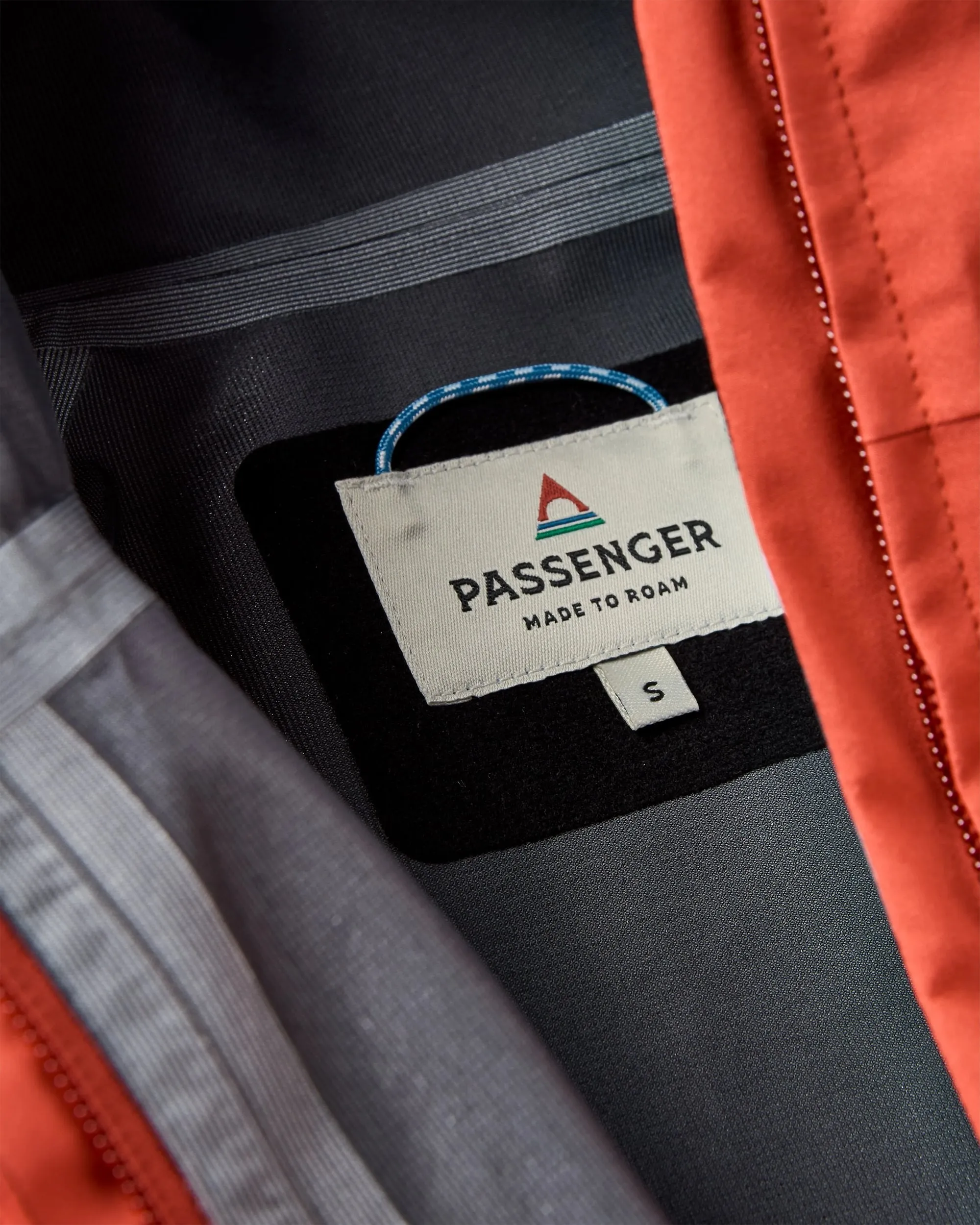 Five Element Recycled Waterproof Jacket - Red Ochre