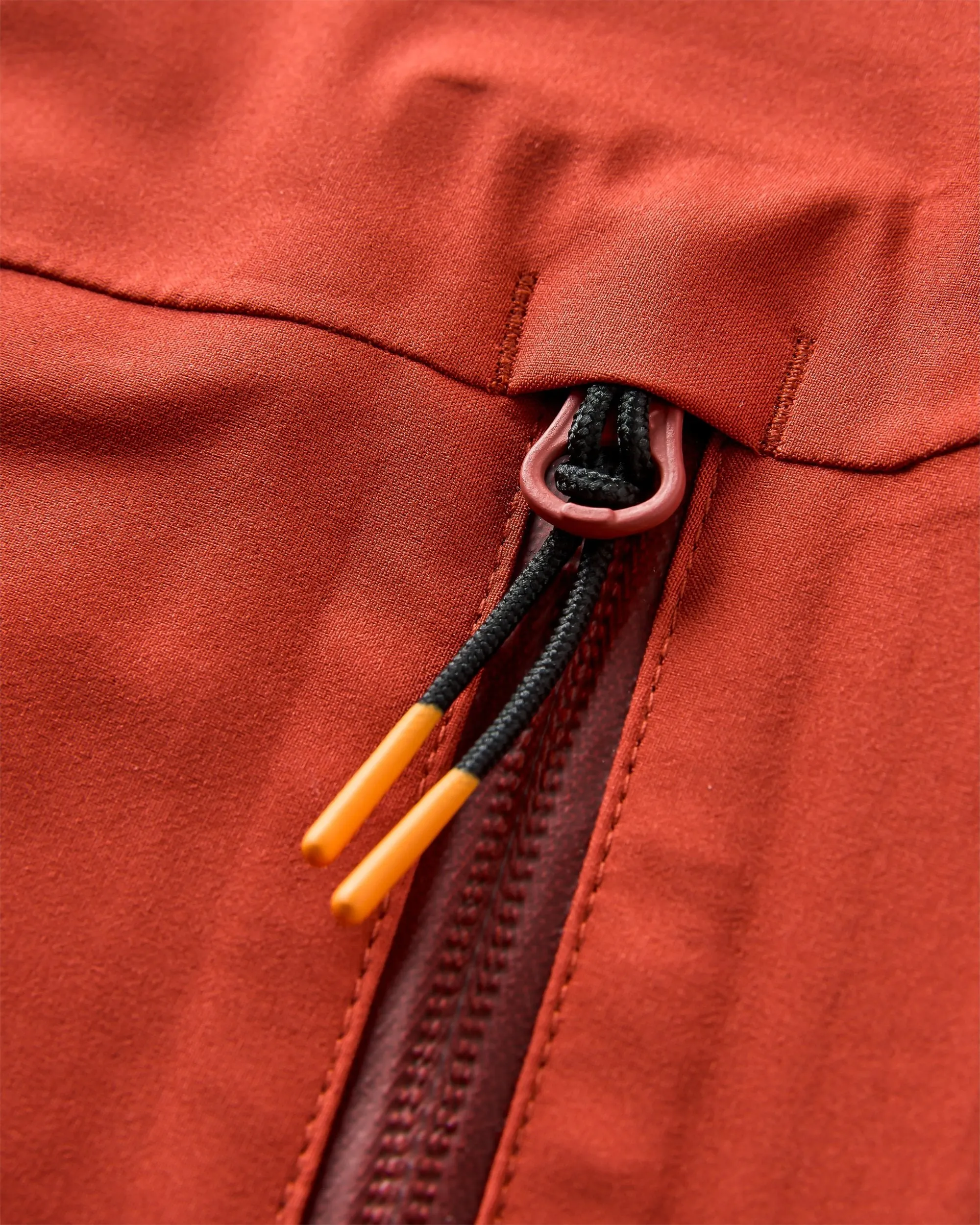 Five Element Recycled Waterproof Jacket - Red Ochre