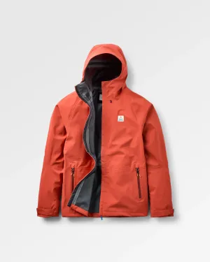 Five Season Recycled Waterproof Jacket - Red Ochre