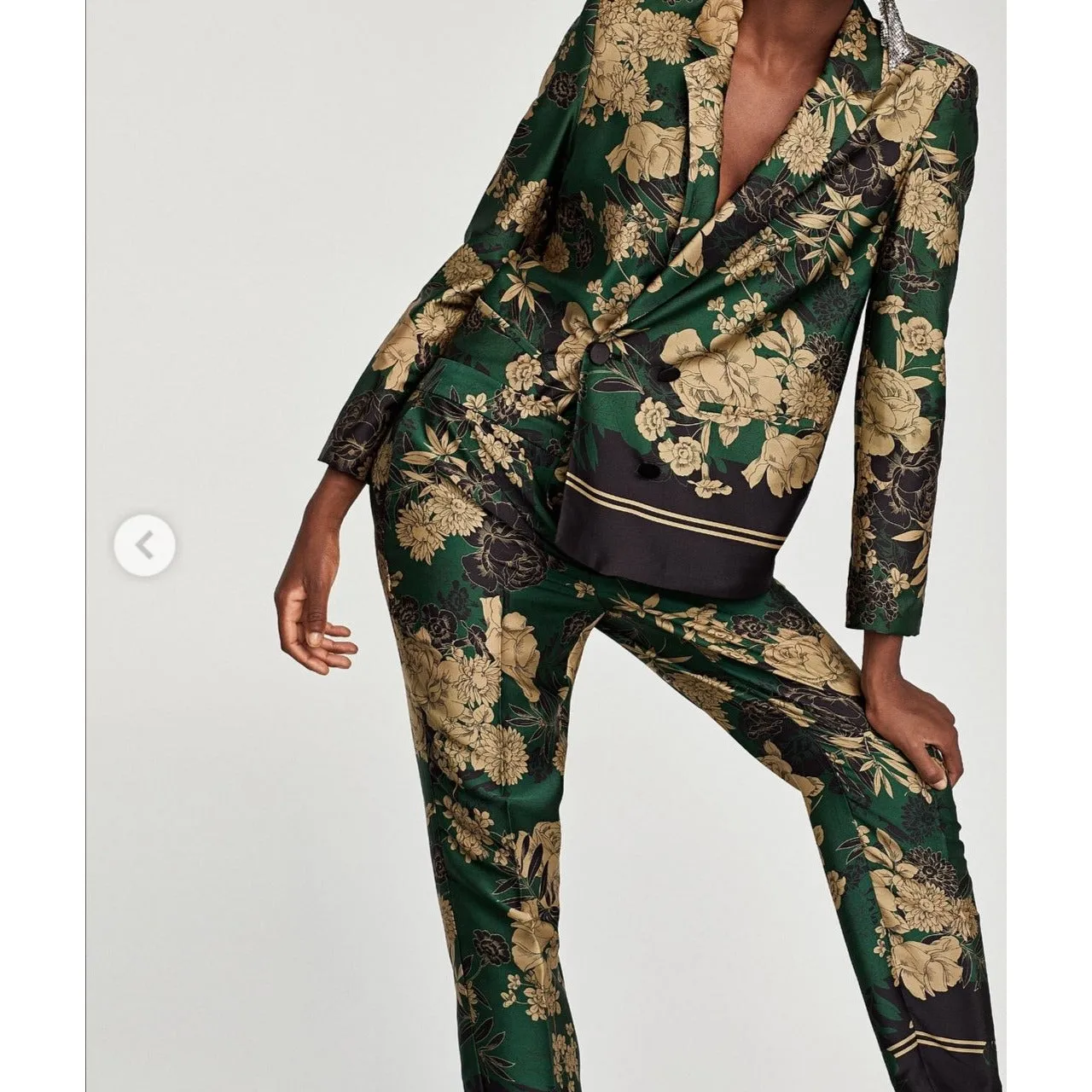Floral Print Blazer