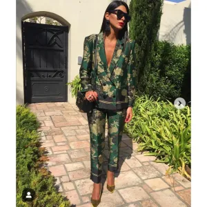 Floral Print Blazer