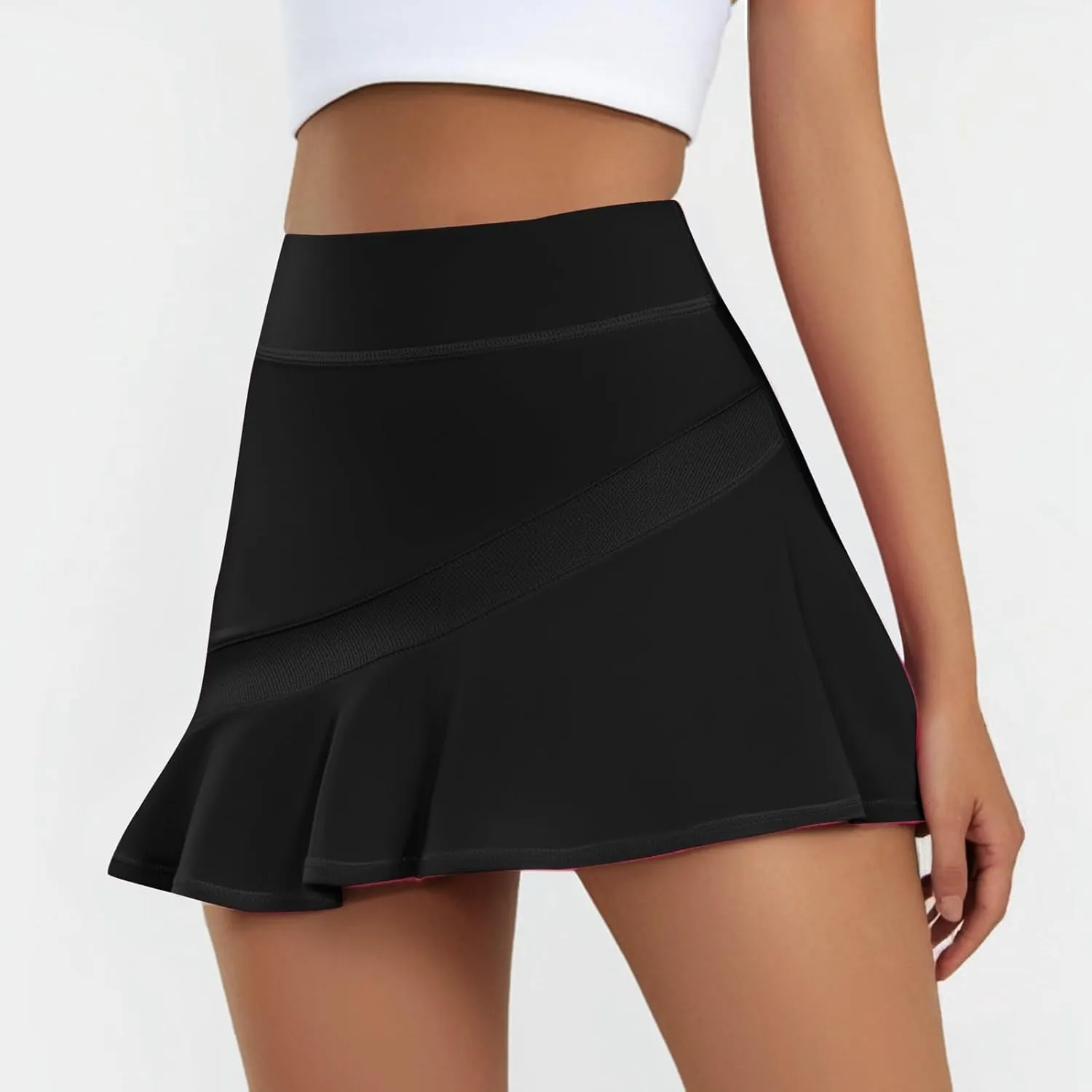 FZVYD Tennis Skirts for Women Golf Skirt Skorts with Pockets Pleated High Waist Athletic Casual Biking Skort for Riding 2025