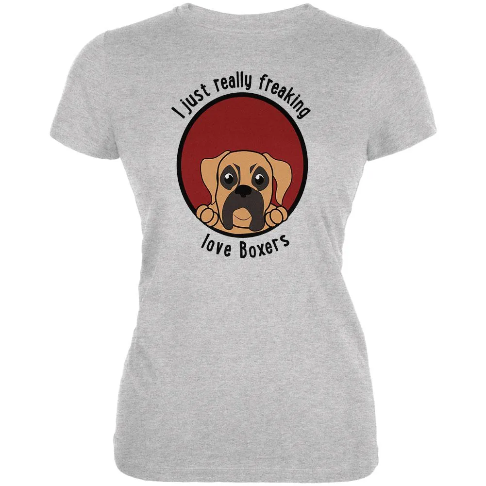 I Just Love Boxers Juniors Soft T Shirt
