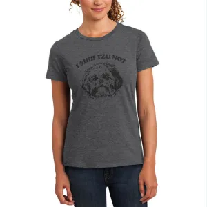 I Shih Tzu Not Womens Soft Heather T Shirt