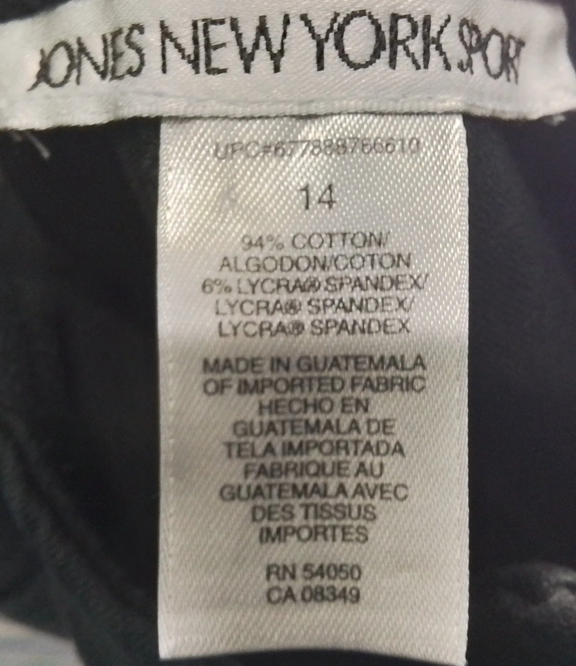 Jones New York Sport Women's Black Pants