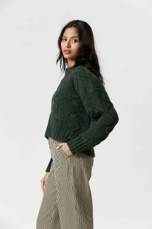 Korner Knit Sweater - Green
