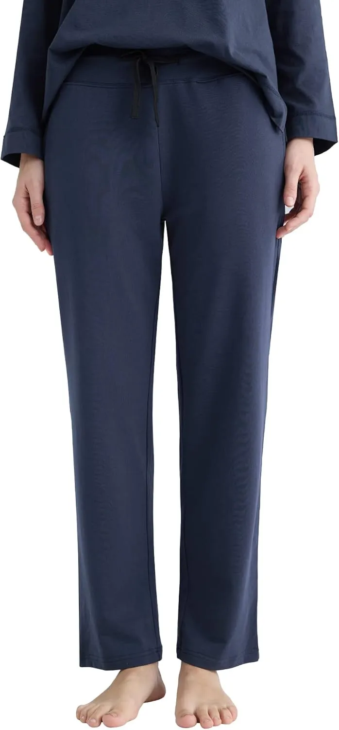 Latuza Women's Petite Cotton Lounge Pants with Pockets