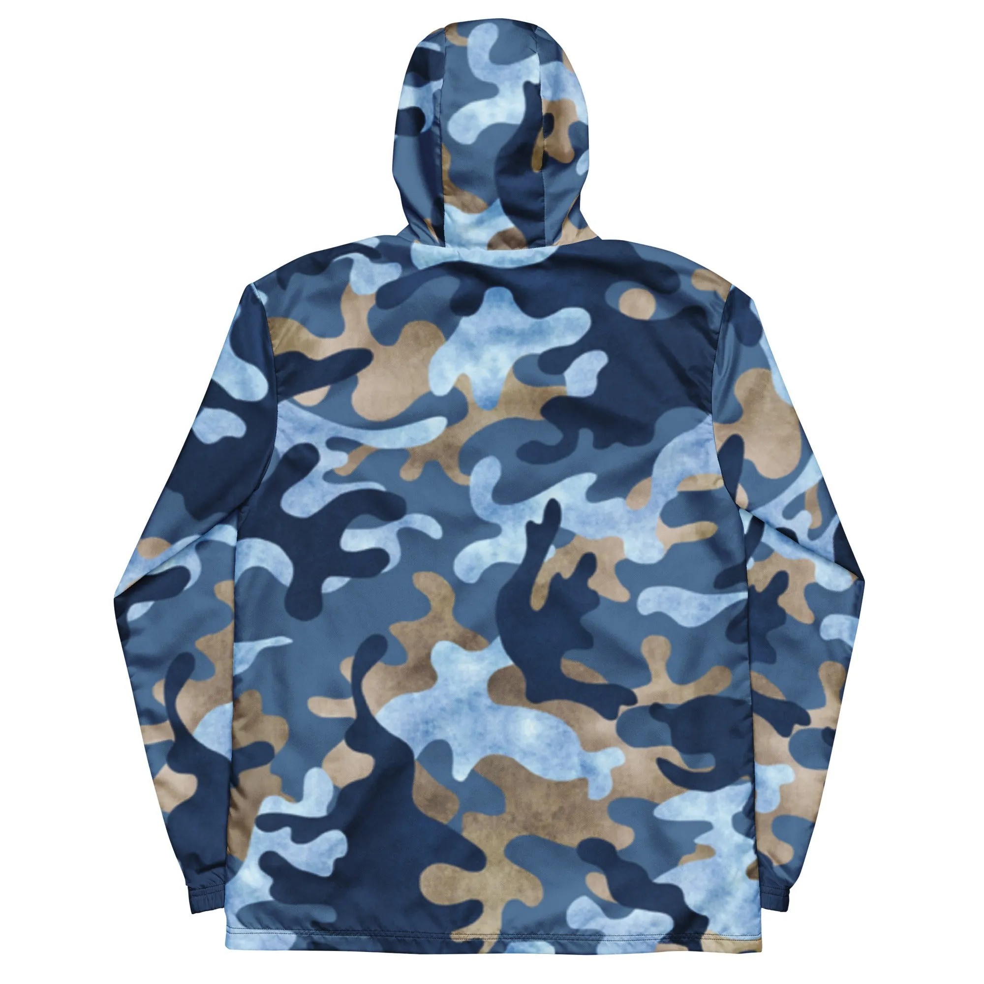 Mens Arctic Camouflage Print Windbreaker