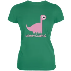 Mommysaurus Mother and Child Kelly Green Juniors Soft T-Shirt