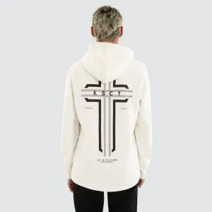 Outpost Dual Curved Hoodie Blanc de Blanc