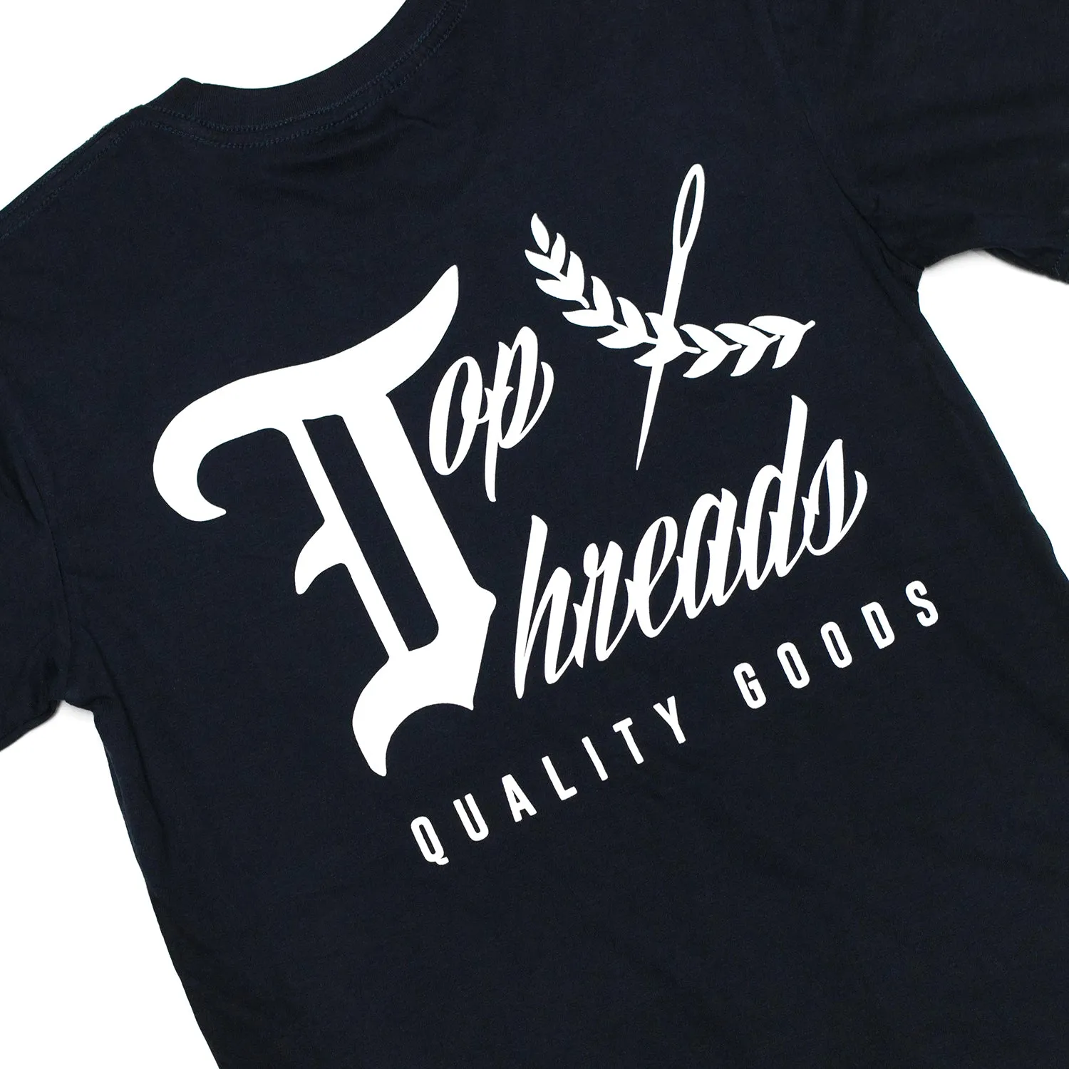 Quality Goods Tee - (Navy/White)