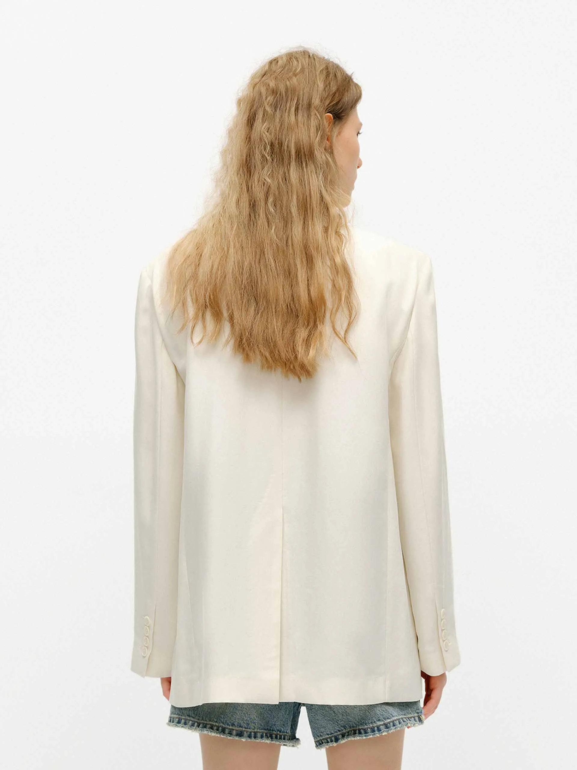 Relaxed Double Breasted Blazer