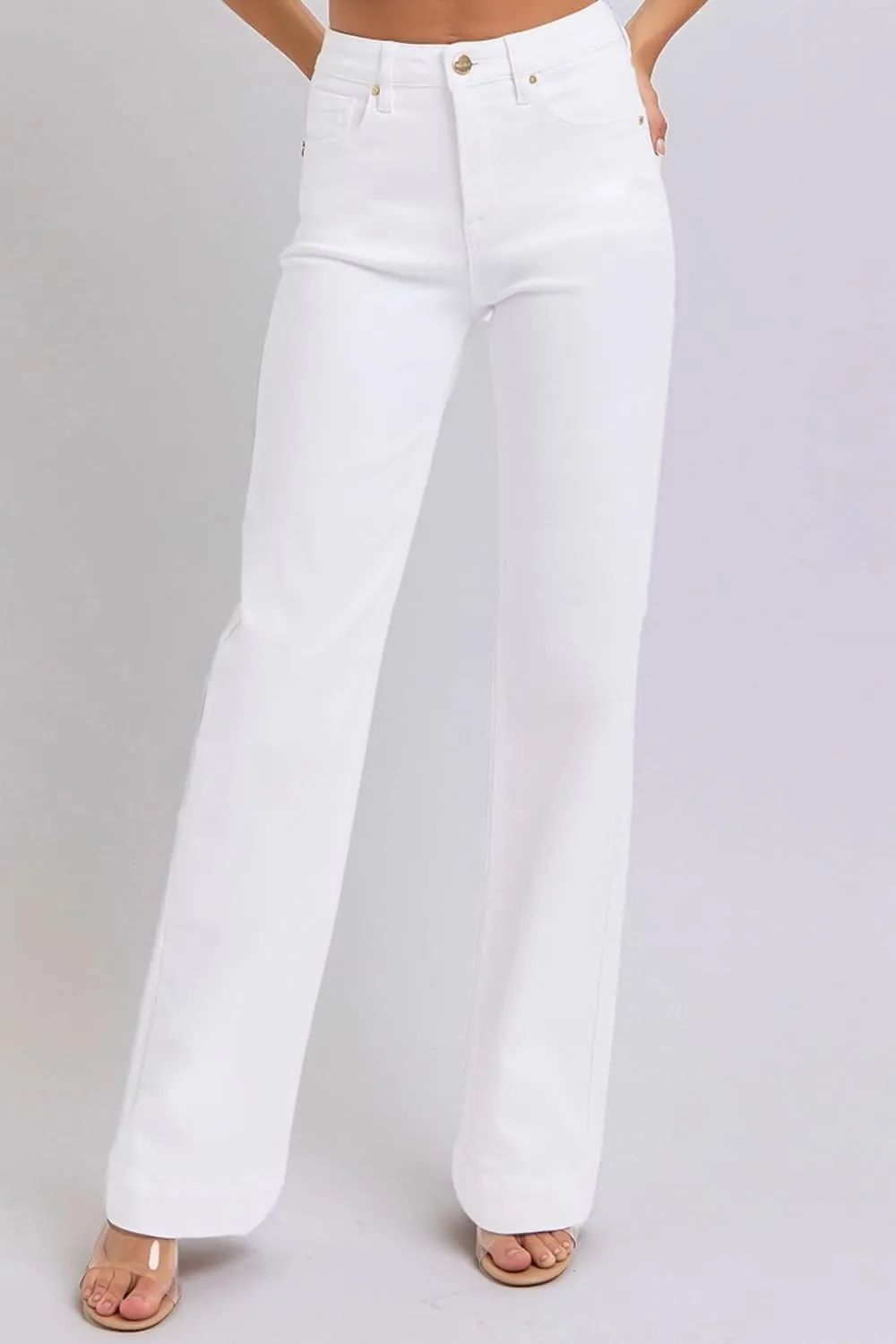 Risen Women's High Waist Straight Jeans