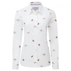 Schoffel Ladies Norfolk Shirt - Pheasant Print