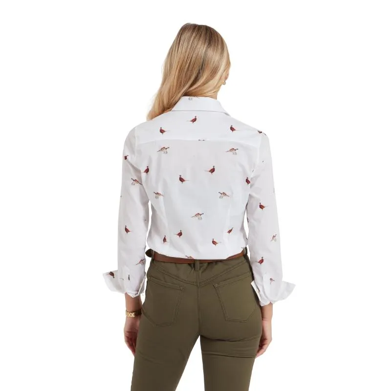 Schoffel Ladies Norfolk Shirt - Pheasant Print