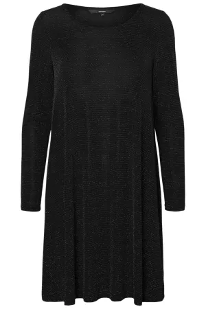 Sparkle Mini Dress - Black