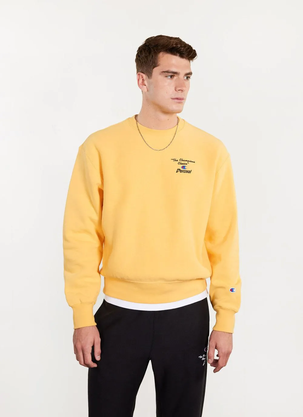 Trophy Sweatshirt | Champion and Percival | Mustard