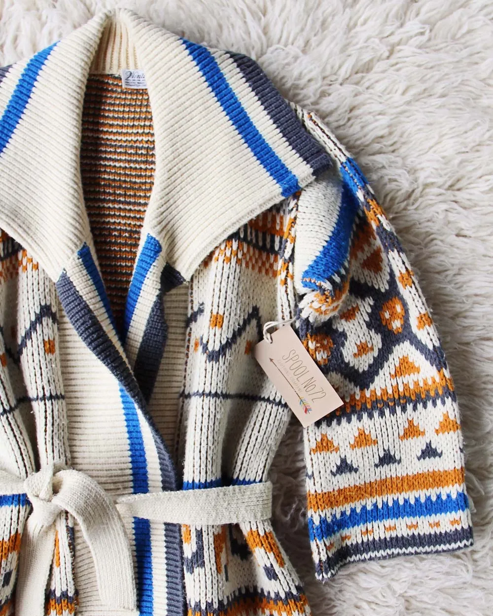 Vintage 70's Native Blanket Sweater