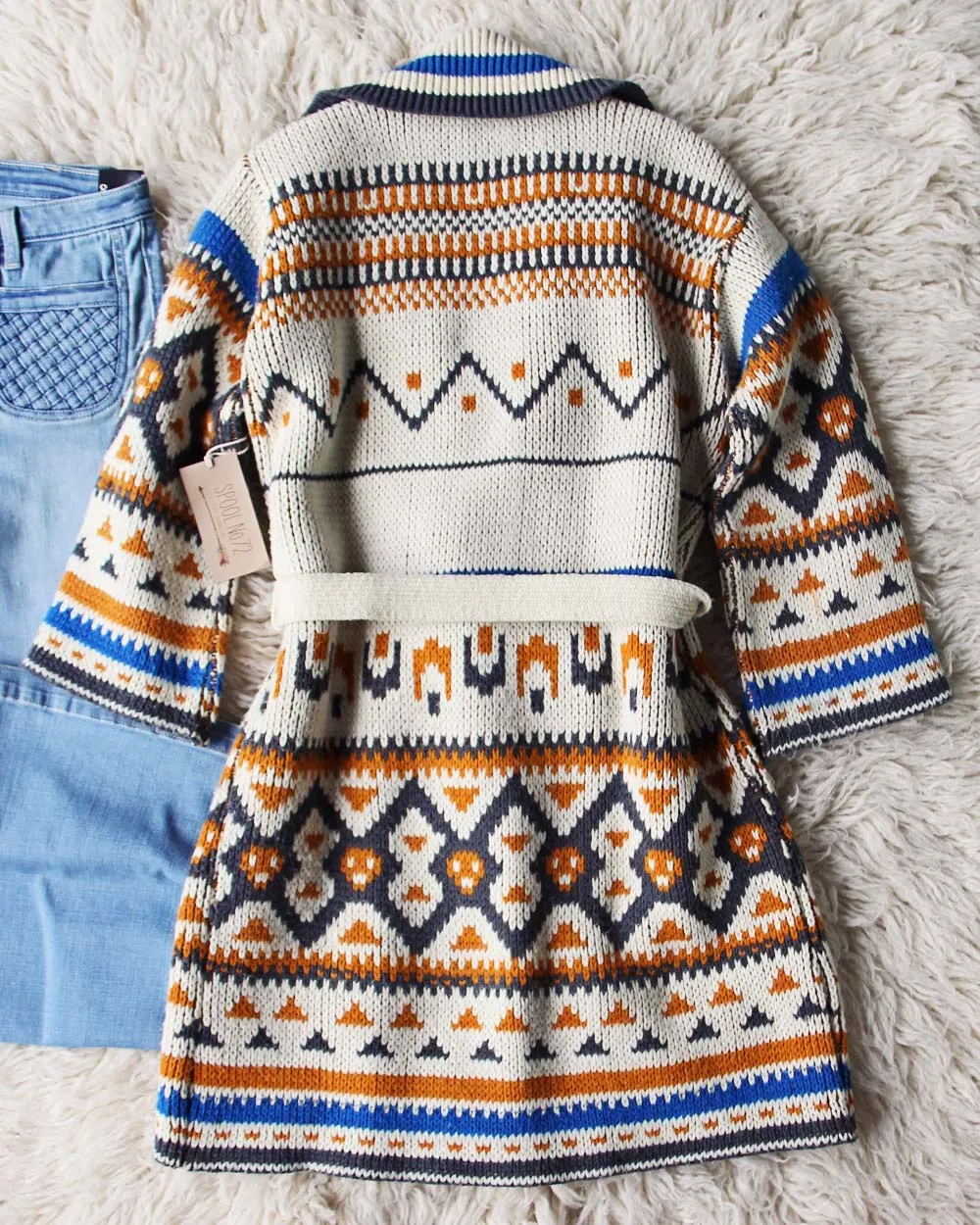 Vintage 70's Native Blanket Sweater