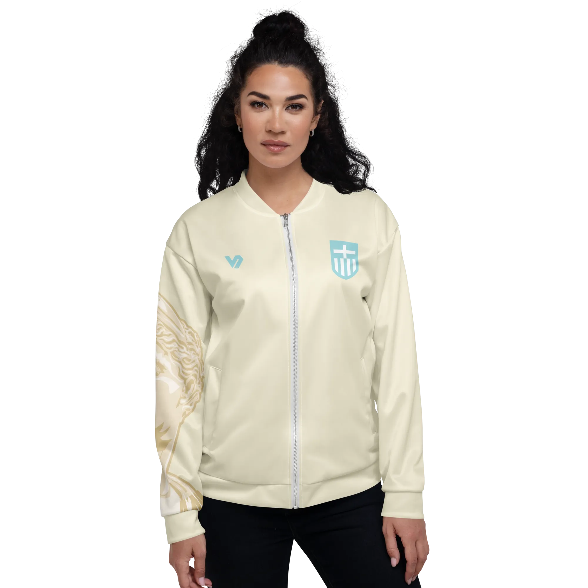 VOSRIO Hellas Athletic Unisex Bomber Jacket