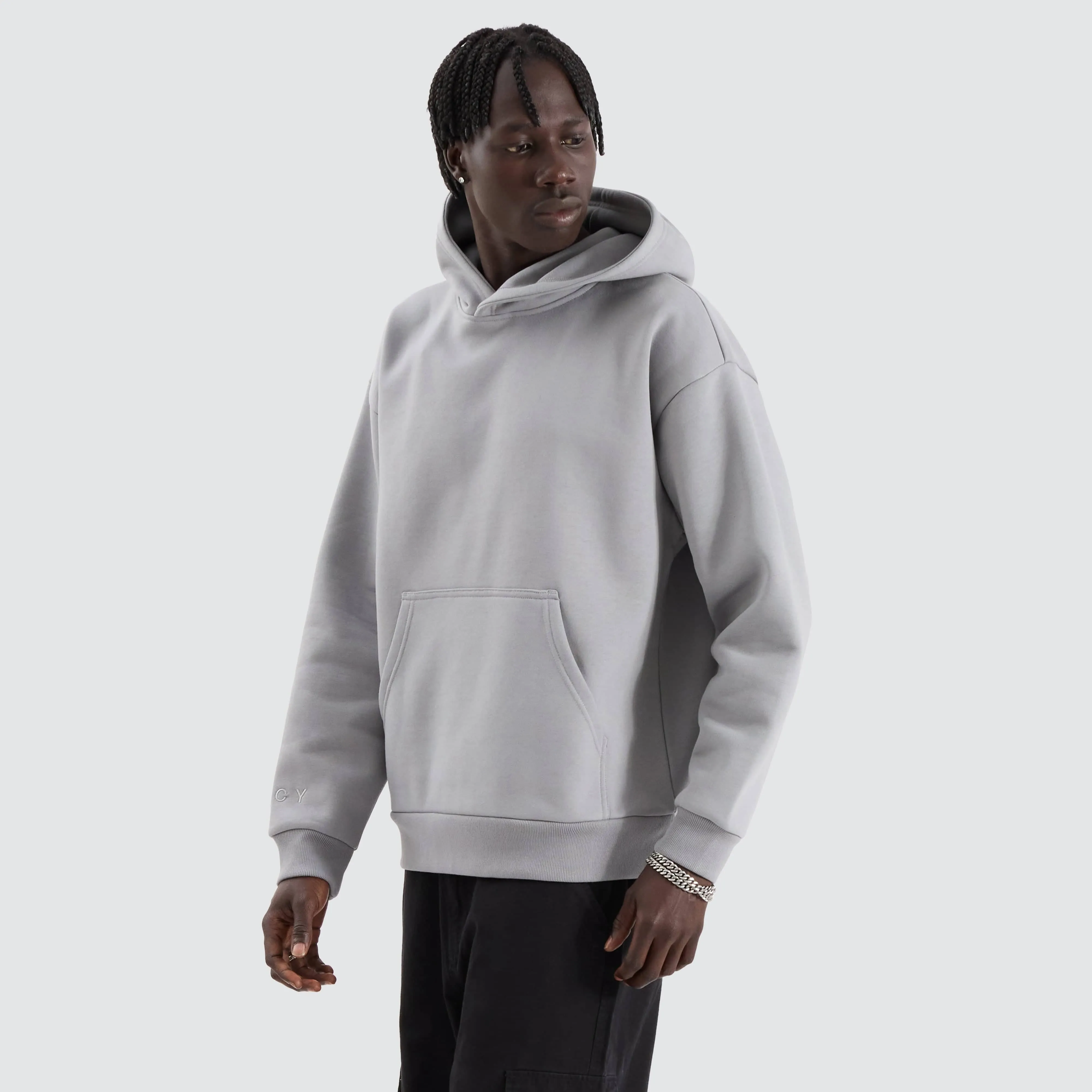 Weyburn Relaxed Hoodie Pigment Ultimate Grey