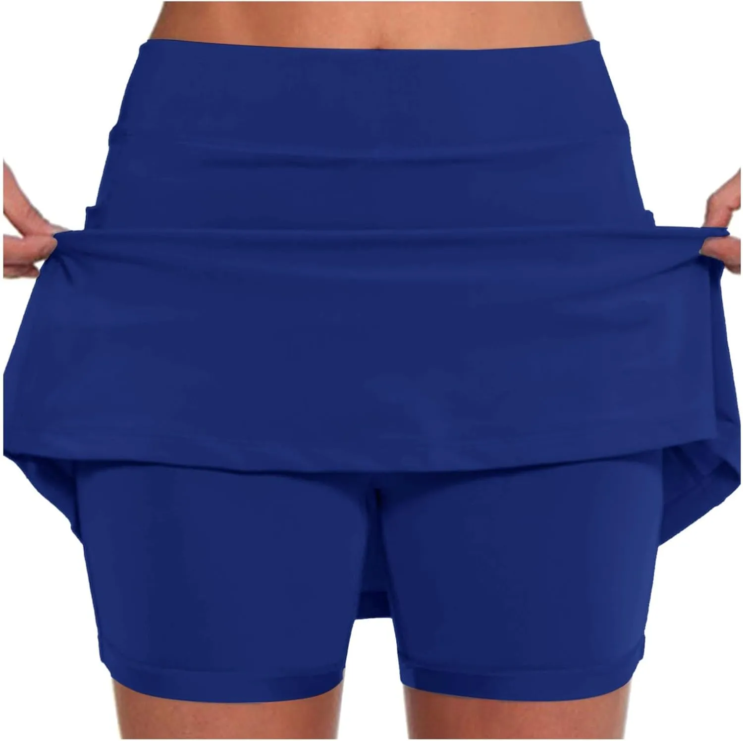 Women Mini Skirt Summer Casual Skorts for Tennis Golf A Line High Waisted Skirts with Pockets