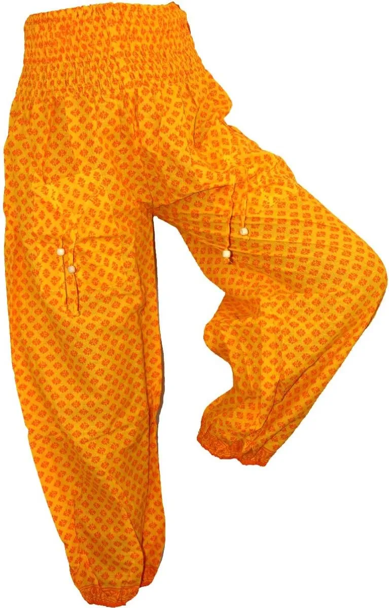 Women's Loose Baggy Yoga Long Pants Printed Trousers